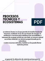 Procesos Técnicos y Ecosistemas y Cpu