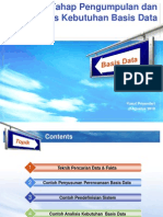 Basis Data - L03 - Pengumpulan Dan Analisis Kebutuhan Basis Data