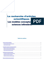 La Recherche Darticles Scientifiques Sur Modeles Conceptuels Sciences Infirmieres