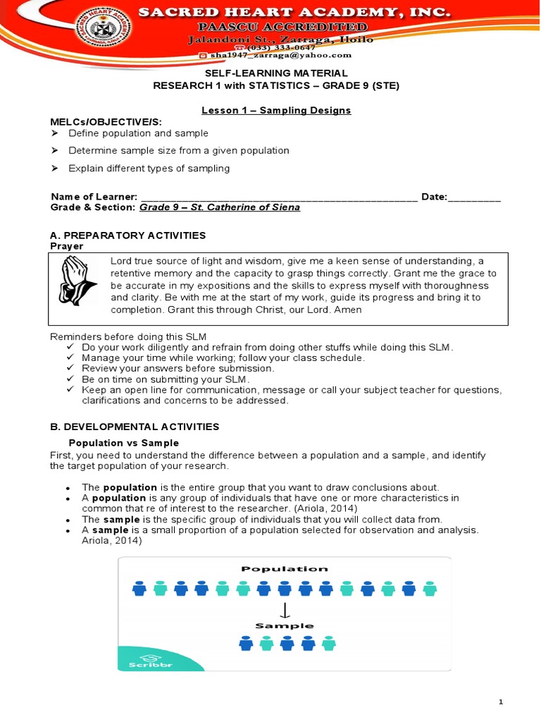 Understanding Sampling Designs in Research | PDF | Sampling (Statistics ...