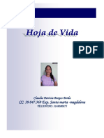 Hoja de Vida Claudia Burgos