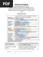 Dialogue Loaded With Target Words and Phrases