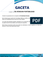 56gaceta CAP 123 TIEMPO DE ATENCION PORTABILIDAD