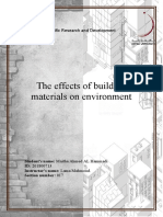 Building Materials Research Paper