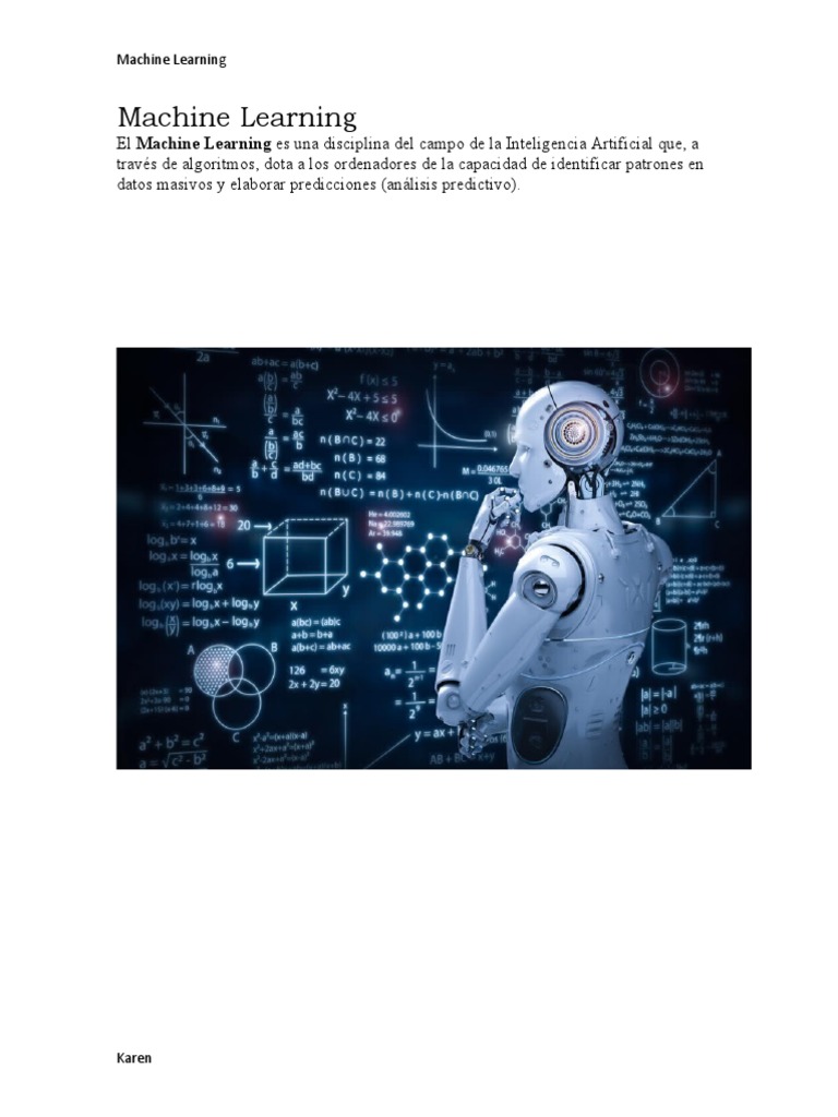 Machine Learning | PDF