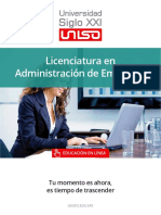 Lic Administracion Empresas Uniso EnLinea