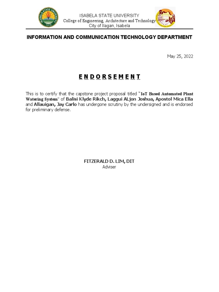 Capstone Endorsement PDF