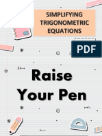 SIMPLIFYING TRIGONOMETRIC EQUATIONS w8