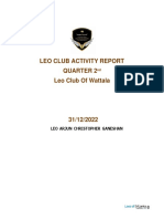 Leo Treasurer Report Q2