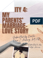 Activity 4 My Parents' Marriage - Love Story - Palang