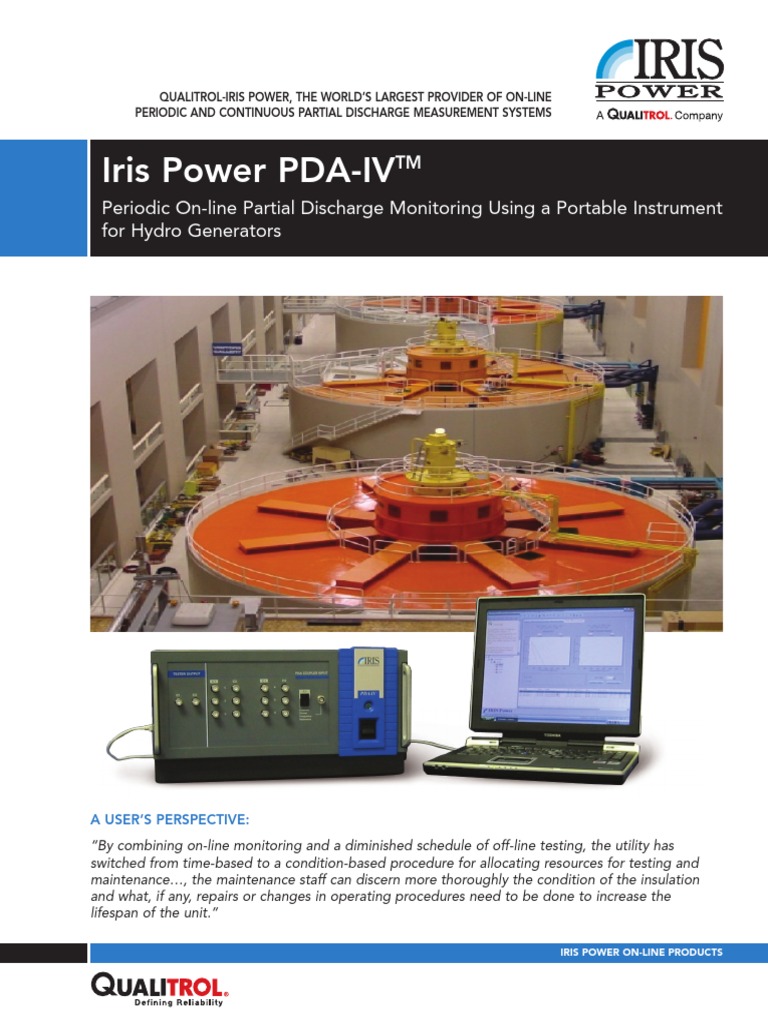 Iris Power PDAIV Periodic OnLine Partial Discharge Monitoring Using