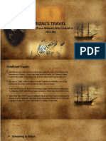 TRAVEL OF RIZAL Presentation