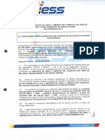 HIESSM-DA-033-2014 de 18 de Marzo de 2014, Adjudicó La SERVICIO DE ASEO Y