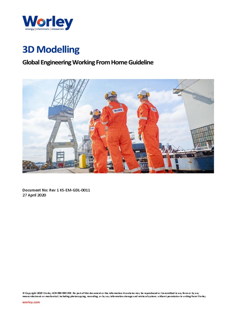 WFH Global Eng Guideline - 3D Modelling - Rev 1 | PDF | Virtual Reality ...