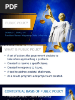 Chapter 8 Public Policy