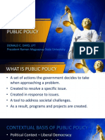 Chapter 8 Public Policy