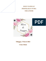 Buku Panduan Pernikahan Mira & Angga 5 Maret 2023 Griya Benn