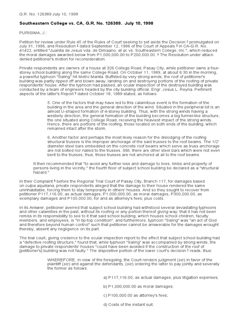 southeastern-college-vs-ca-pdf-negligence-lawsuit