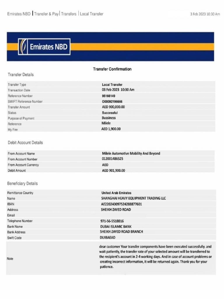 Wire Recipt PDF Debit Card Banks
