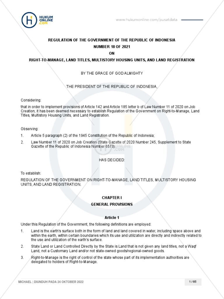 Pp no 18 2021 en pdf fee simple interest