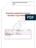 Download Oracle - Creacin MANUAL de una base de datos 11g en Windows by locuto SN62631654 doc pdf