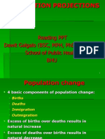 POPULATION PROJECTIONS TECHNIQUES
