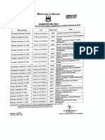 Eniversitp of Alumbai: Examination Time Table