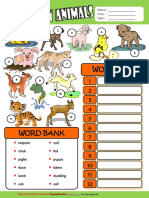 Baby Animals Esl Vocabulary Find and Write The Words Worksheet For Kids - (Chiasesachtienganh)