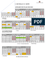 Calendario Escolar 2022-23