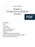 DB01 - Introduction To Database Systems