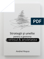 Strategii și unelte pentru a gestiona stresul & anxietatea