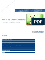 Rise of The African Opportunity: A Perspective From Boston Analytics
