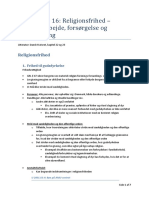 Disposition 16 Religionsfrihed Erhverv Arbejde Forsørgelse Og Undervisning