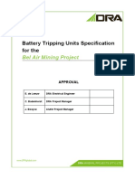 X PGNDP0464 03 ECI SPC 013 Battery Tripping Unit Specification RevA