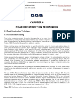 Chapter 6 Road Construction Techniques