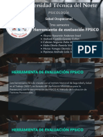 Evaluación factores psicosociales trabajo (EFPTrabajo