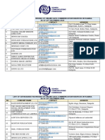 List of Online Data Communication Providers Licensed 1st January 2021