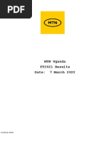 MTN Uganda Fy2021 Results Transcript