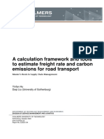 READING Calculation Framework and Tools Freight Carbon Emissions