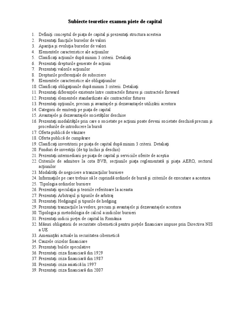 Subiecteexamenpietedecapital_FB2022 PDF