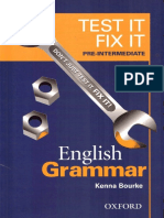 Test It Fix It English Grammar Pre-Intermedia