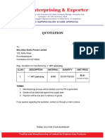 JS CNC Half Inch NPT Plug Quotation