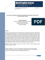 A Meta-Synthesis of Qualitative Research About Mobile Assisted Language Learning (MALL) in Foreign Language Teaching