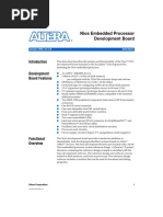 Nios Development Board Datasheet