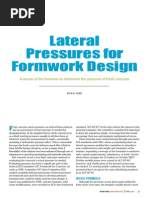 Hurd Revised Formwork Formulas