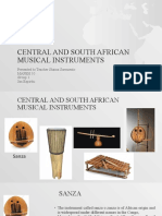 Central and South African Musical Instrument