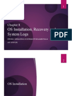Ch8 OS Installation Recovery and System Logs