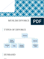 Types of Muslim Divorce and Grounds for Judicial Dissolution