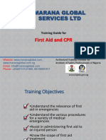 First Aid and CPR Training Guide