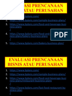 Evaluasi Prencanaan Bisnis Atau Perusahan